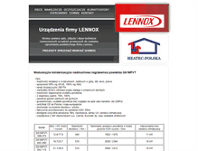 Tablet Screenshot of piece-lennox.pl